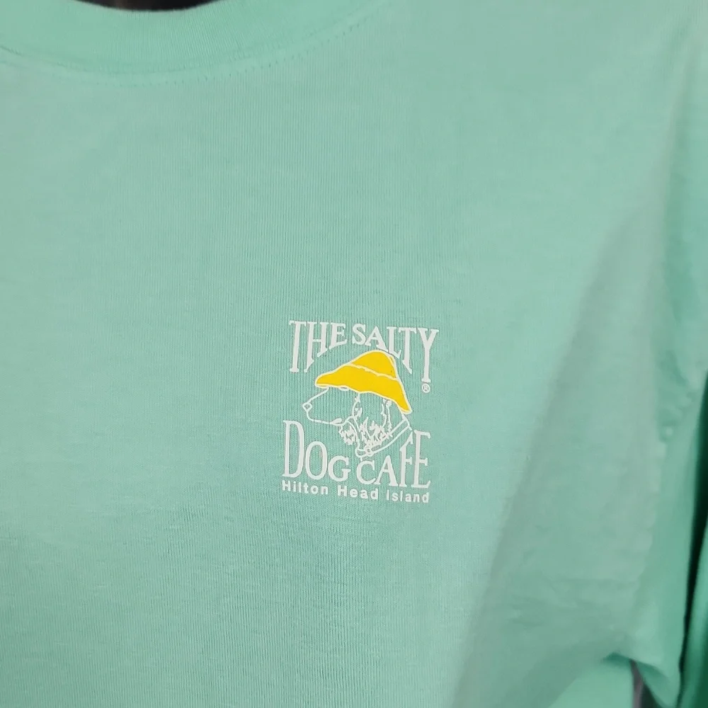 The Salty Dog Cafe Mint Green Long Sleeve Graphic Tee - Picture 7 of 7